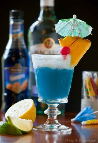 голубые Гавайи как приготовить коктейль дома