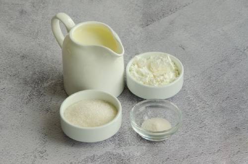 ингредиенты для молочного киселя