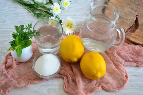 ингредиенты для лимонной настойки